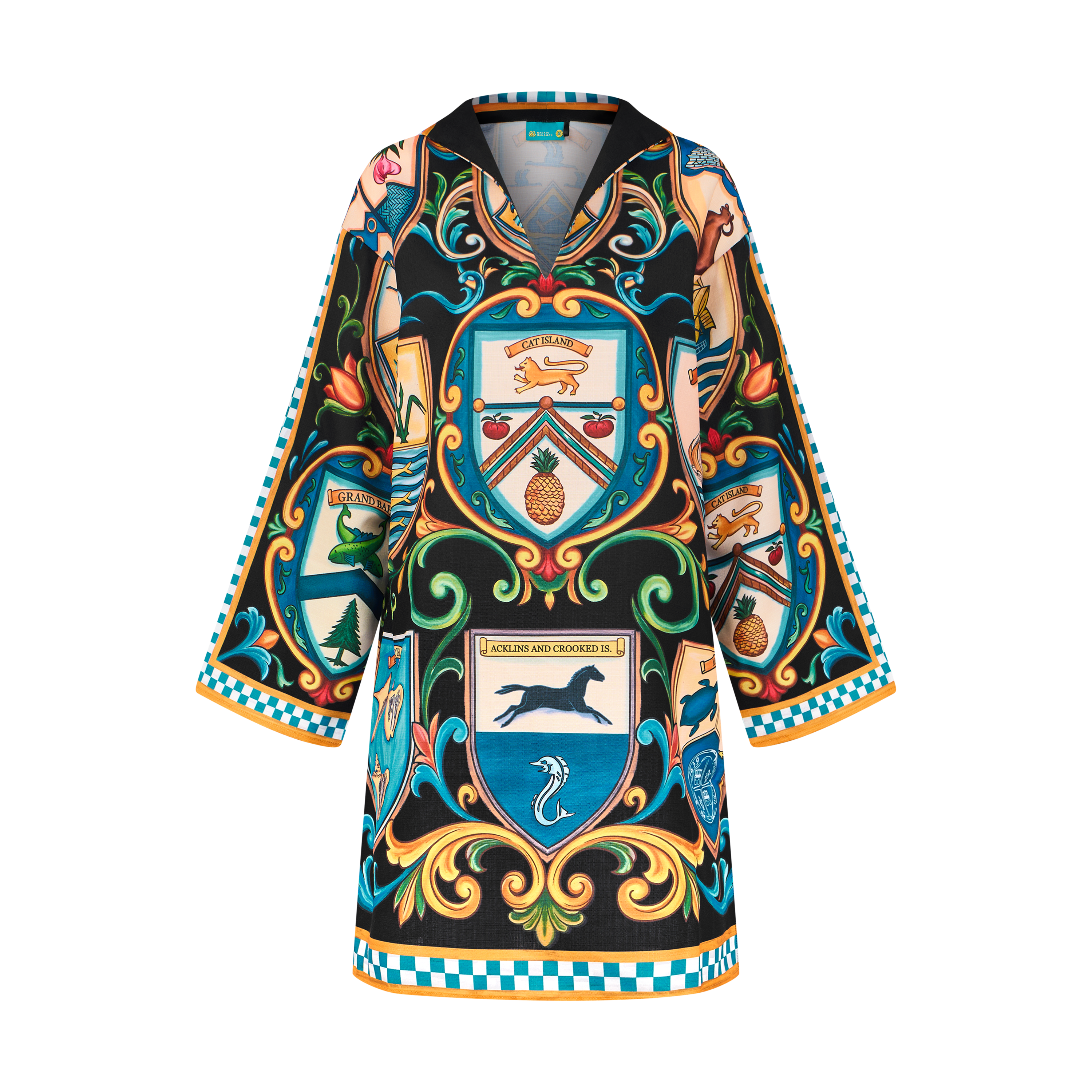 2026 INDEPENDENCE TUNIC DRESS-BLACK