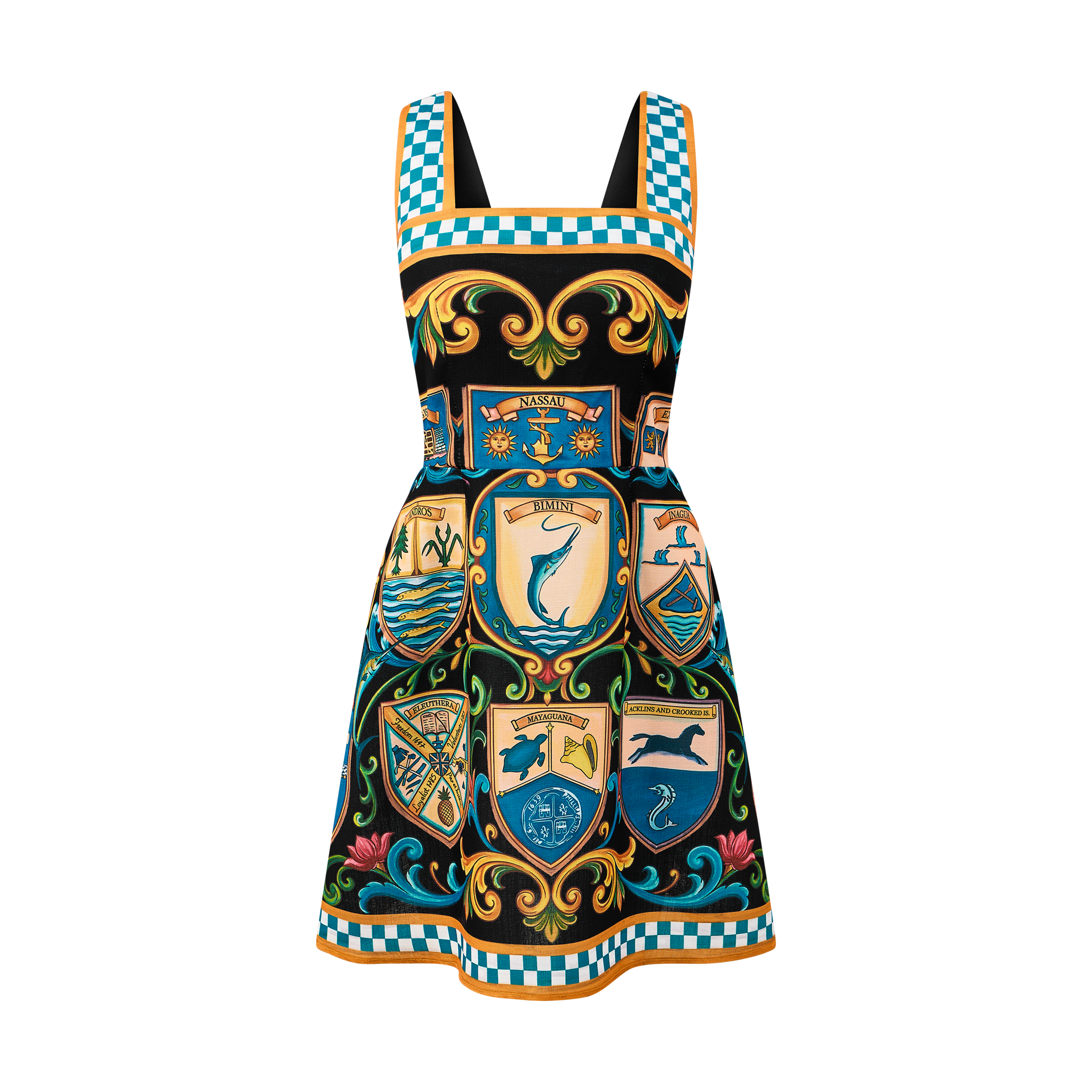 2026 INDEPENDENCE MINI DRESS-BLACK