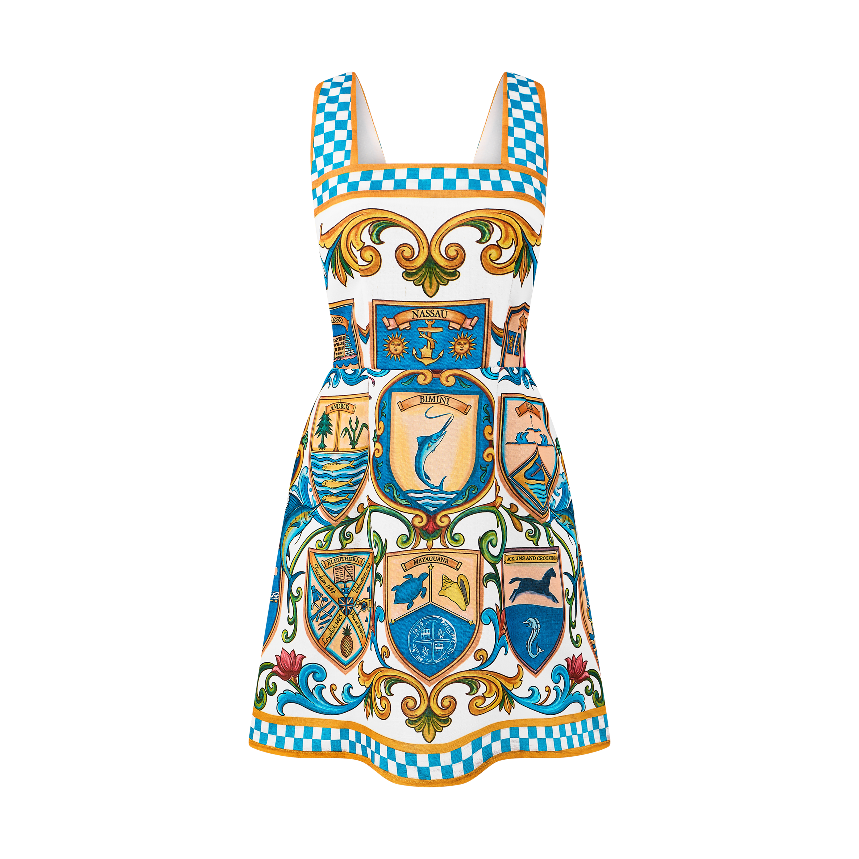 2026 INDEPENDENCE MINI DRESS-WHITE