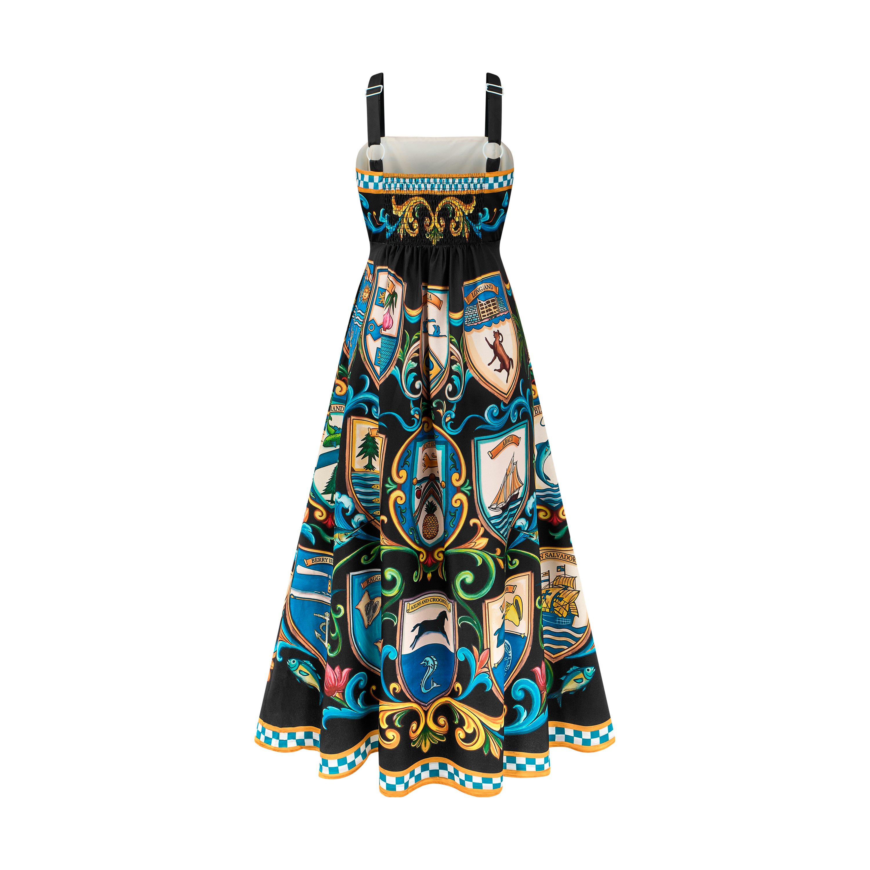 2026 INDEPENDENCE A-LINE MAXI DRESS-BLACK