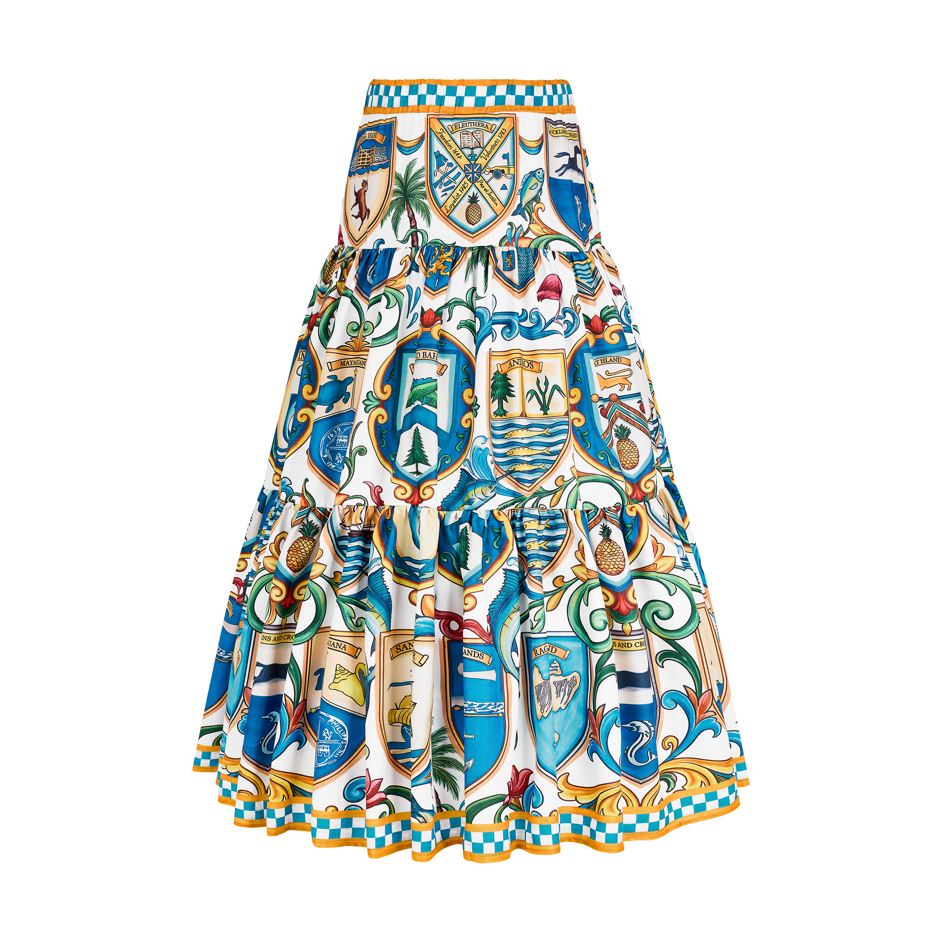 2026 INDEPENDENCE TIERED MAXI SKIRT-WHITE