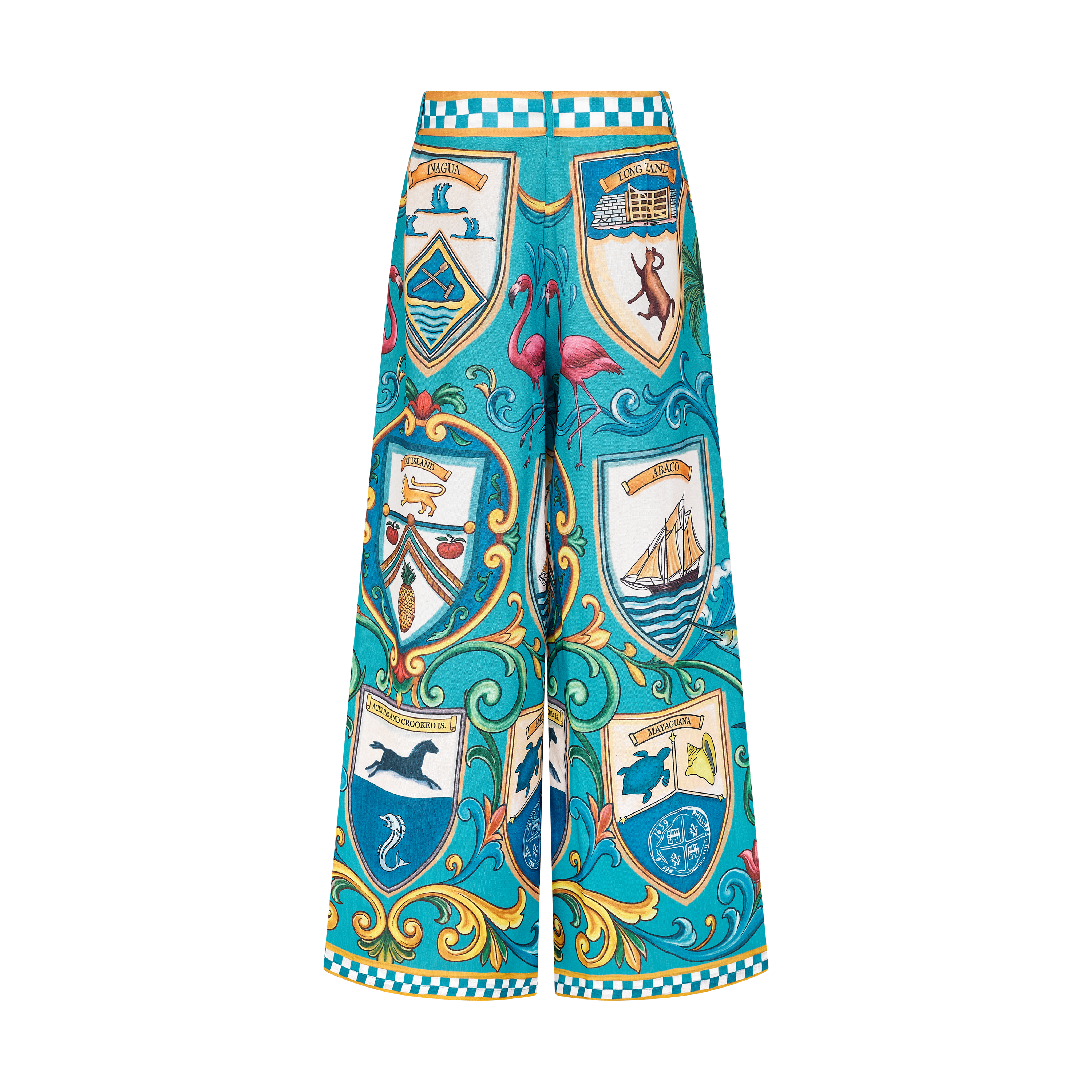 2026 INDEPENDENCE WIDE LEG PANTS-AQUA