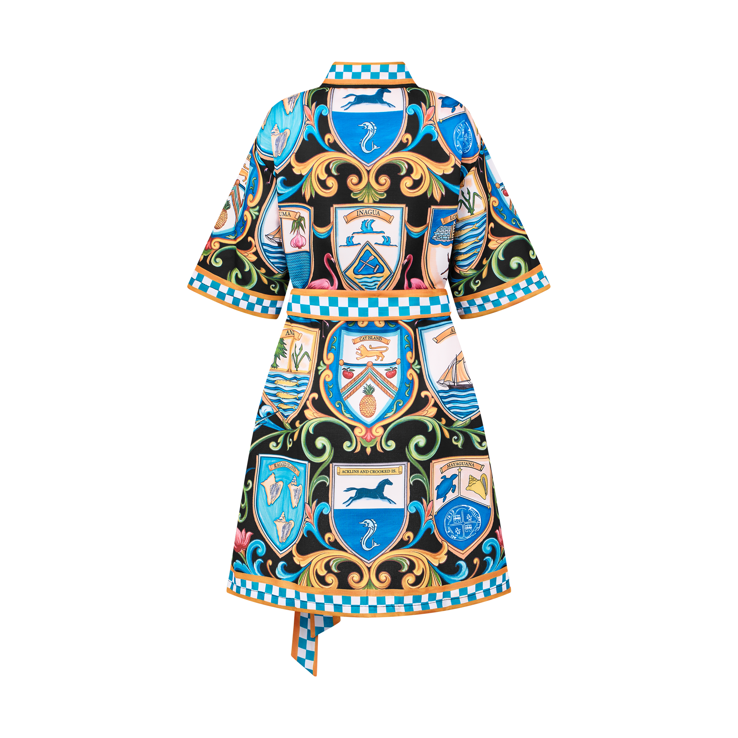 2026 INDEPENDENCE MINI SHIRT DRESS-BLACK