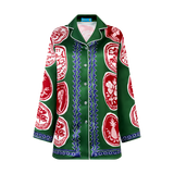 THE COMMERCIA HOLIDAY PAJAMAS- GREEN