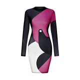 THE TERIDAE VIBES MESH DRESS-BLACK