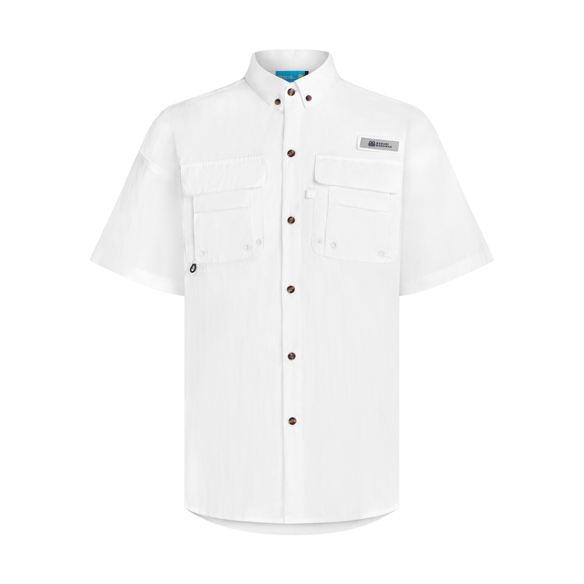 THE SPF BAHAMIANO SHIRT SHORT SLEEVE -WHITE