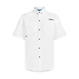 THE SPF BAHAMIANO SHIRT SHORT SLEEVE -WHITE