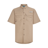 THE SPF BAHAMIANO SHIRT SHORT SLEEVE -TAUPE