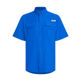 THE SPF BAHAMIANO SHIRT SHORT SLEEVE -ROYAL