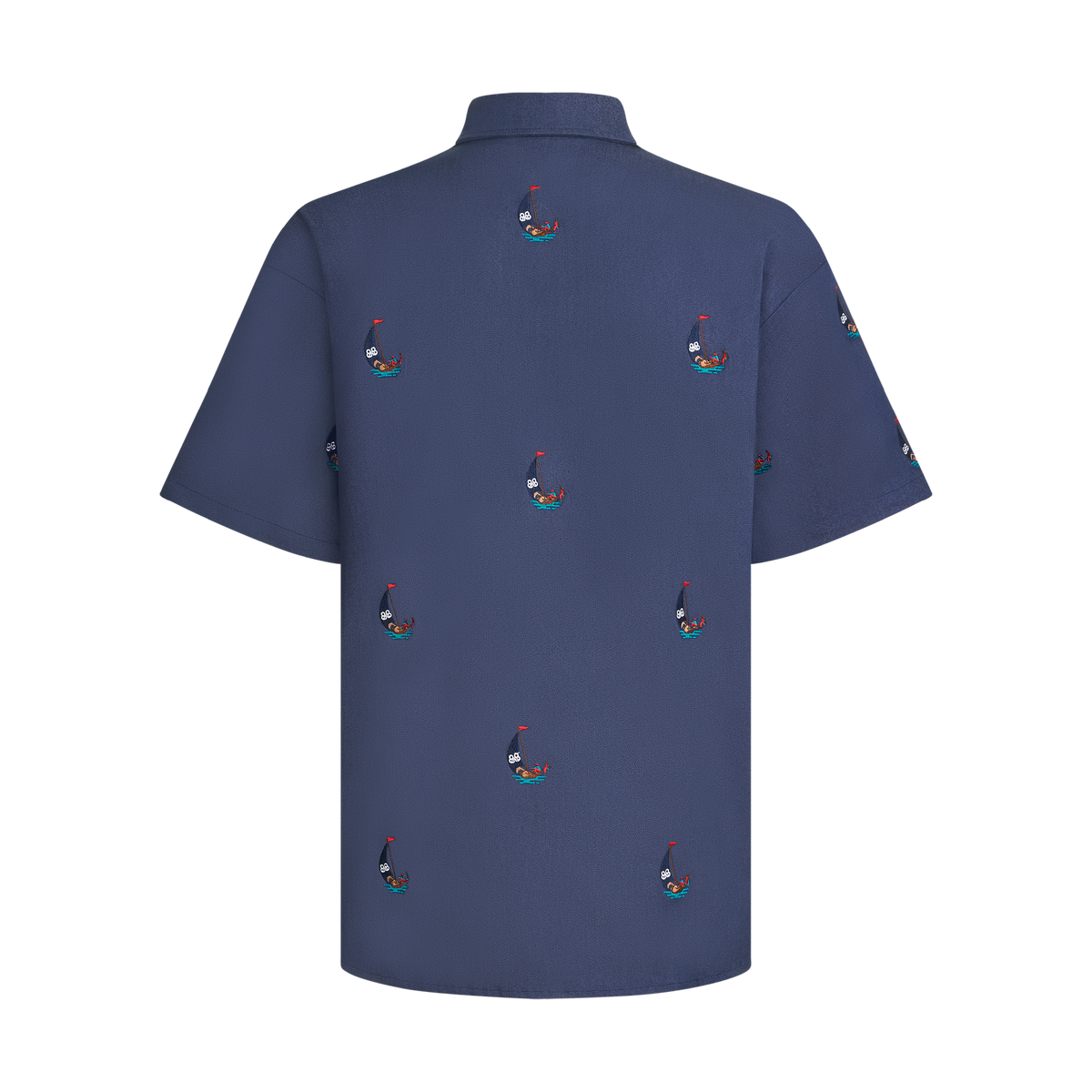 THE STAPLE BUTTON UP-DARK DENIM