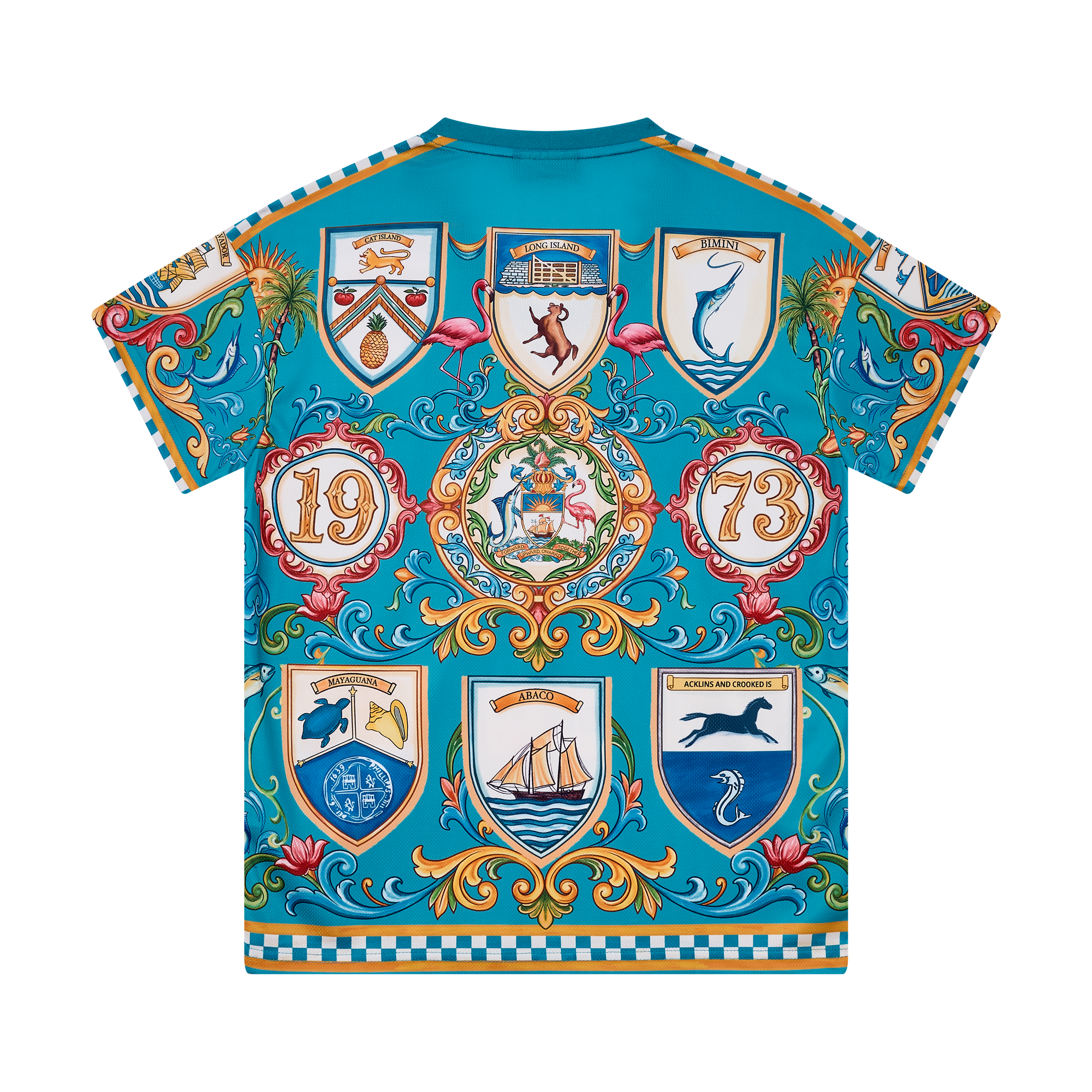 (V-neck) 2026 Independence Tee- Aqua