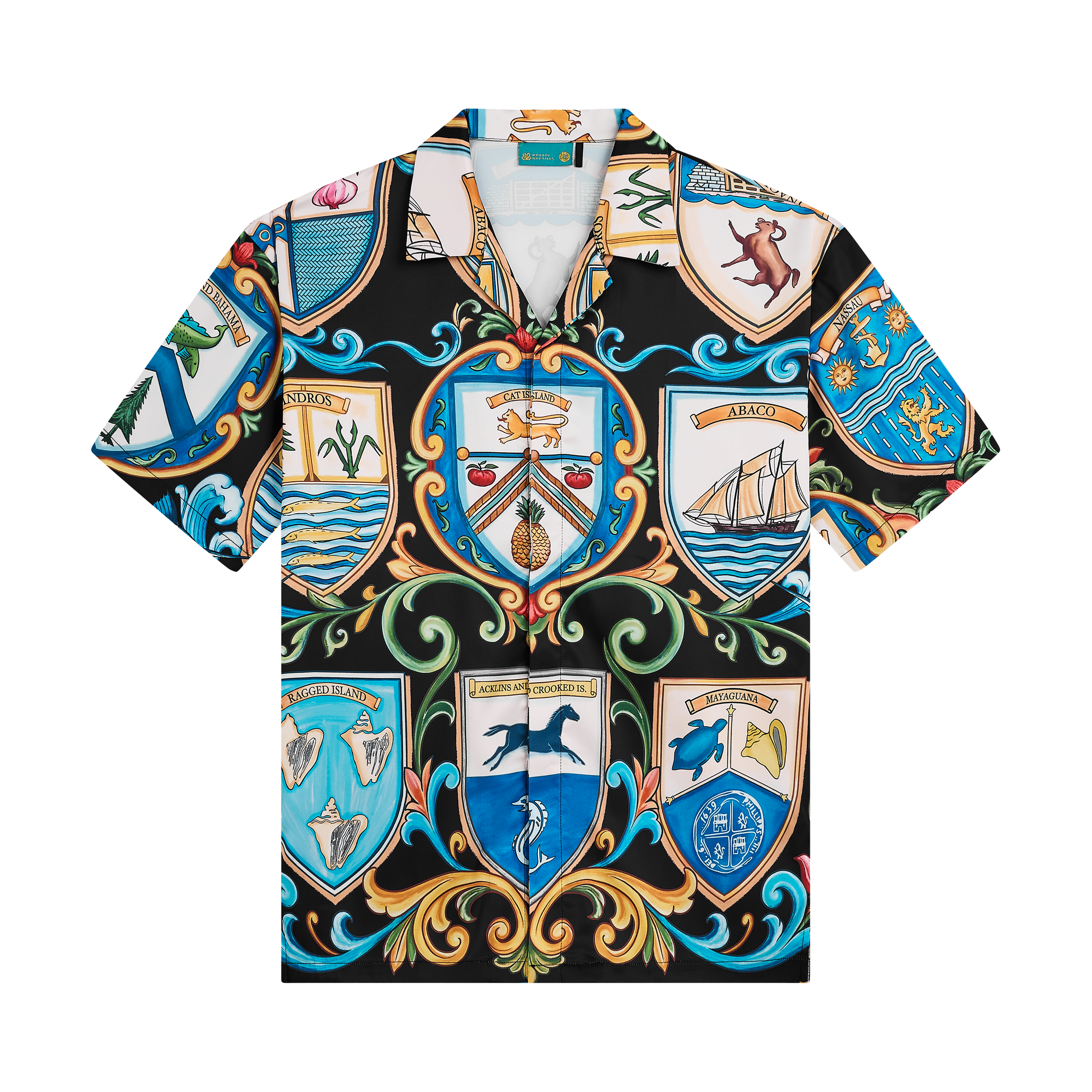 THE 53RD GATHERING BUTTON UP- BLACK