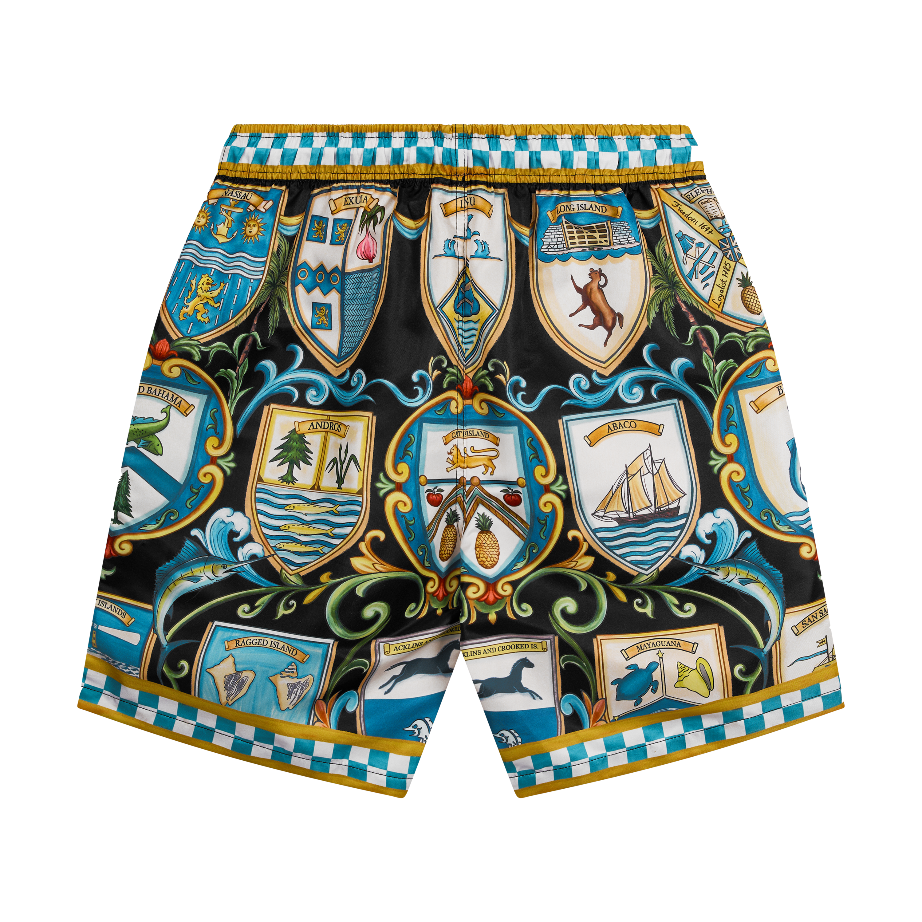 THE 53RD INDEPENDENCE SWIM SHORTS-BLACK