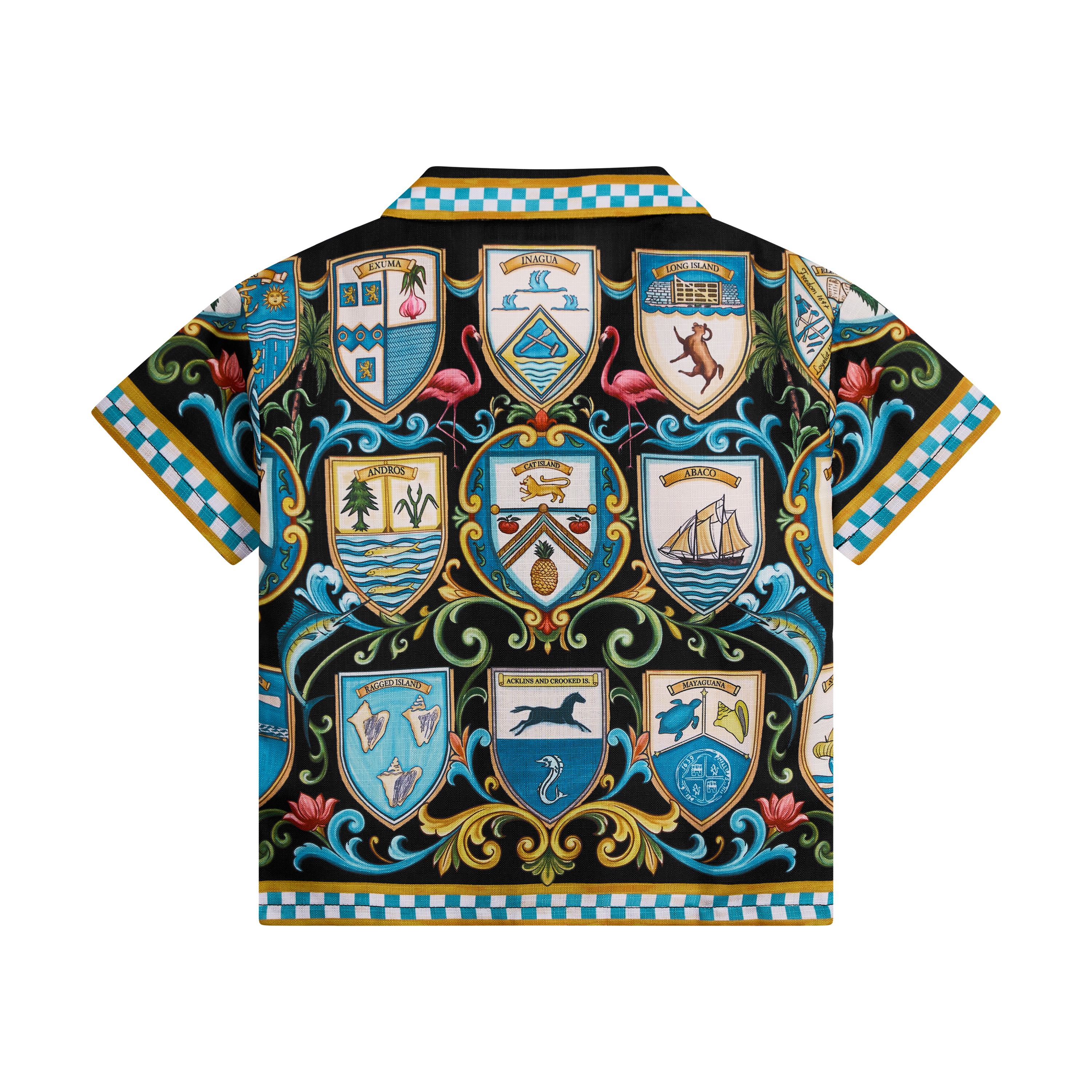 THE 53RD INDEPENDENCE BOYS BUTTON UP-BLACK