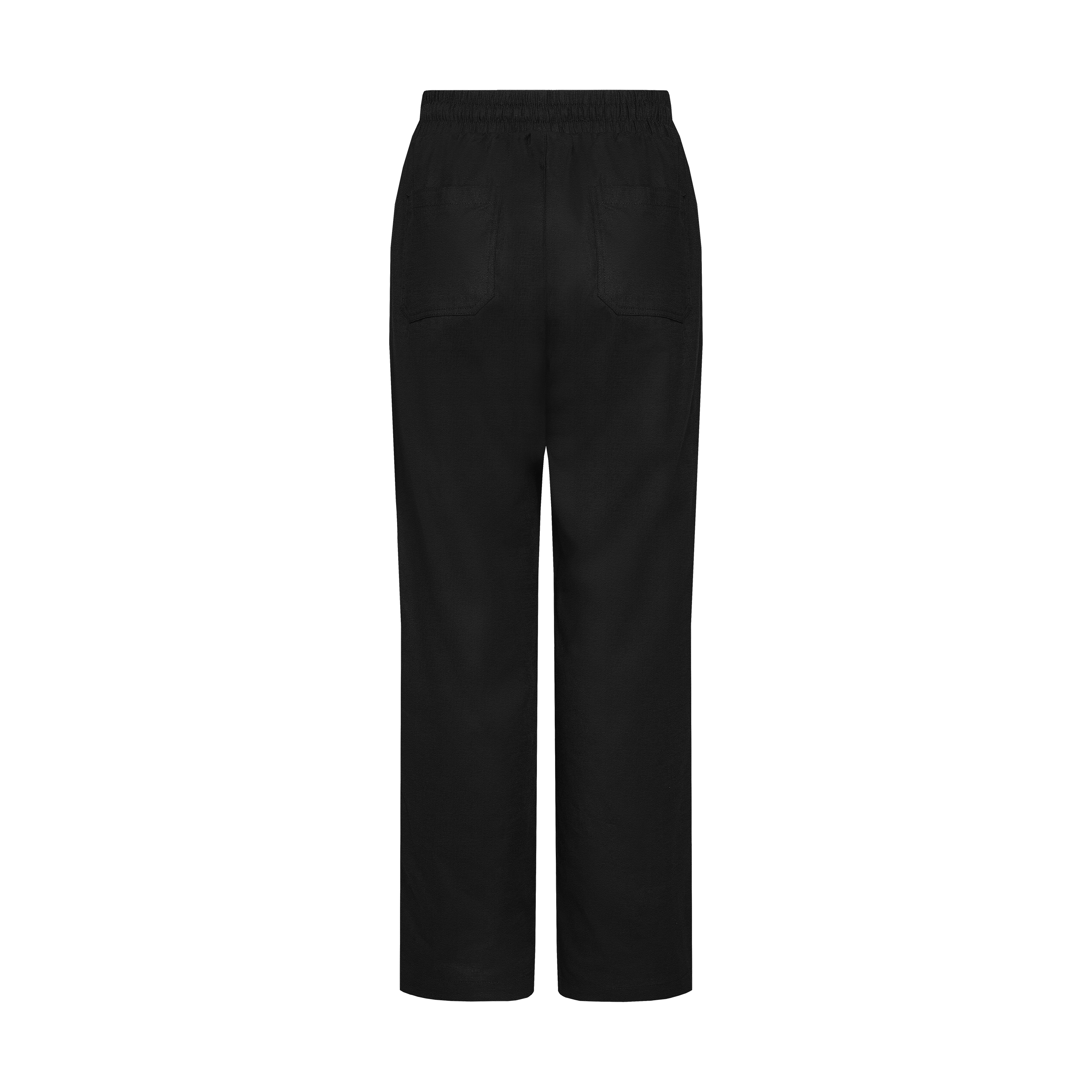 THE WOMEN'S XANADU LINEN PANTS-BLACK
