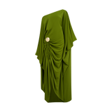 THE COMMERCIA DRAWSTRING KAFTAN-ARMY GREEN