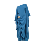 THE COMMERCIA DRAWSTRING KAFTAN-ICE BLUE