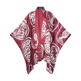 THE COMMERCIA ORGANZA COVERUP-BURGUNDY