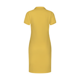 THE STAPLE POLO DRESS-YELLOW