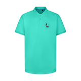 THE STAPLE POLO-AQUA