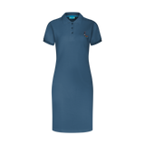 THE STAPLE POLO DRESS-SLATE