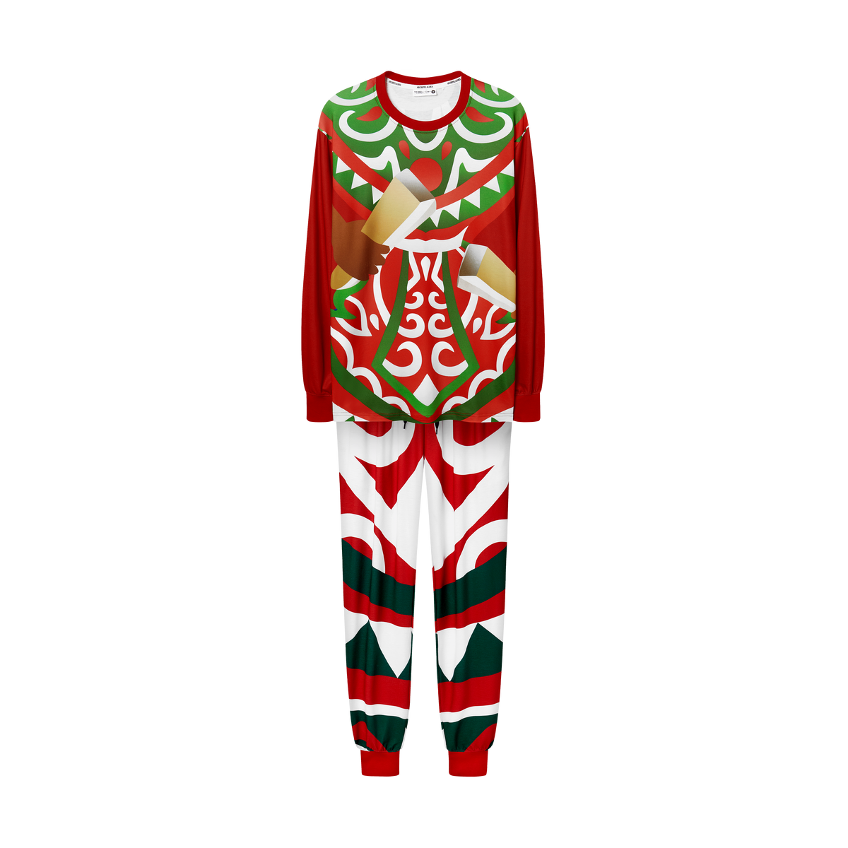 BAHARI HOLIDAY PAJAMAS- RED