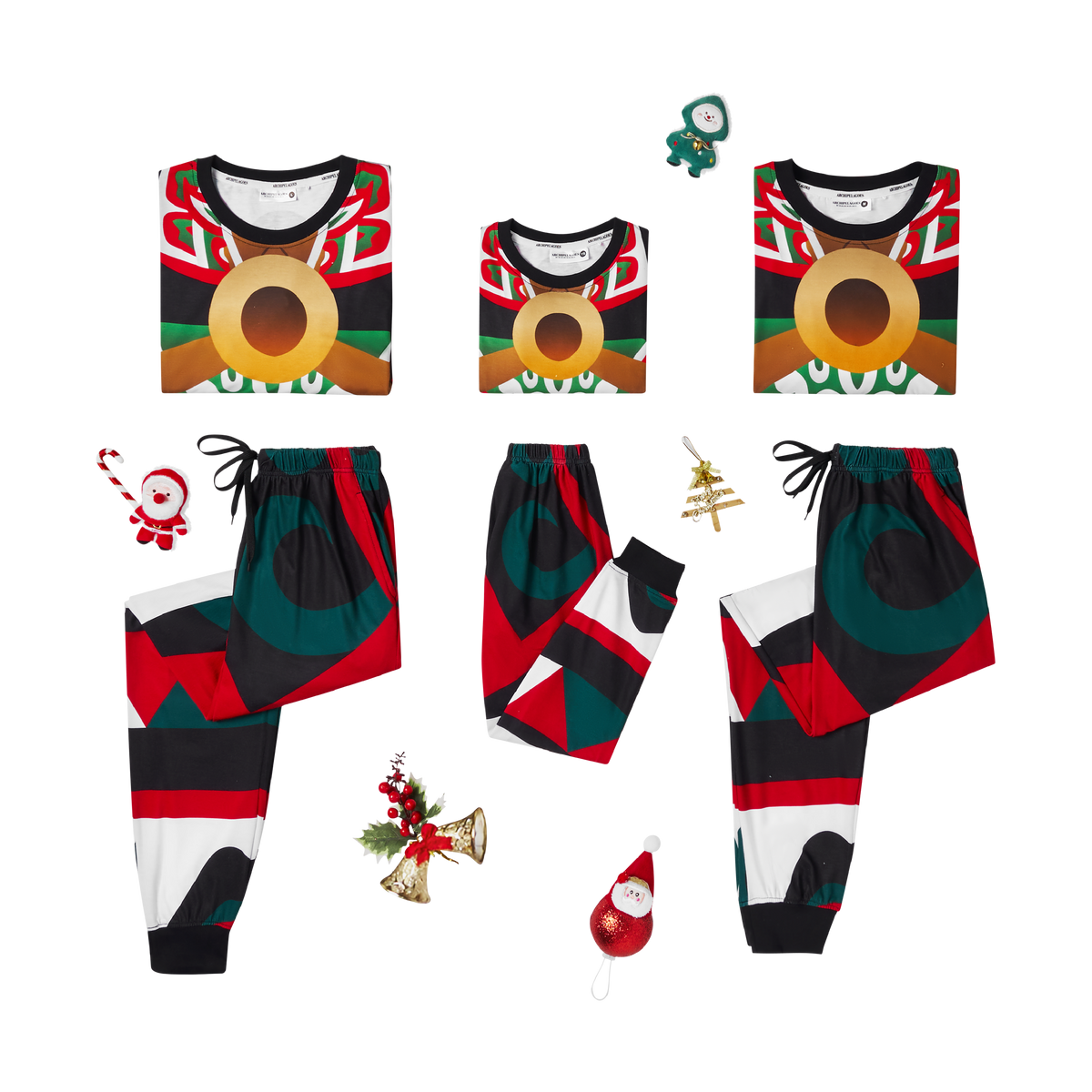 BAHARI HOLIDAY PAJAMAS- BLACK