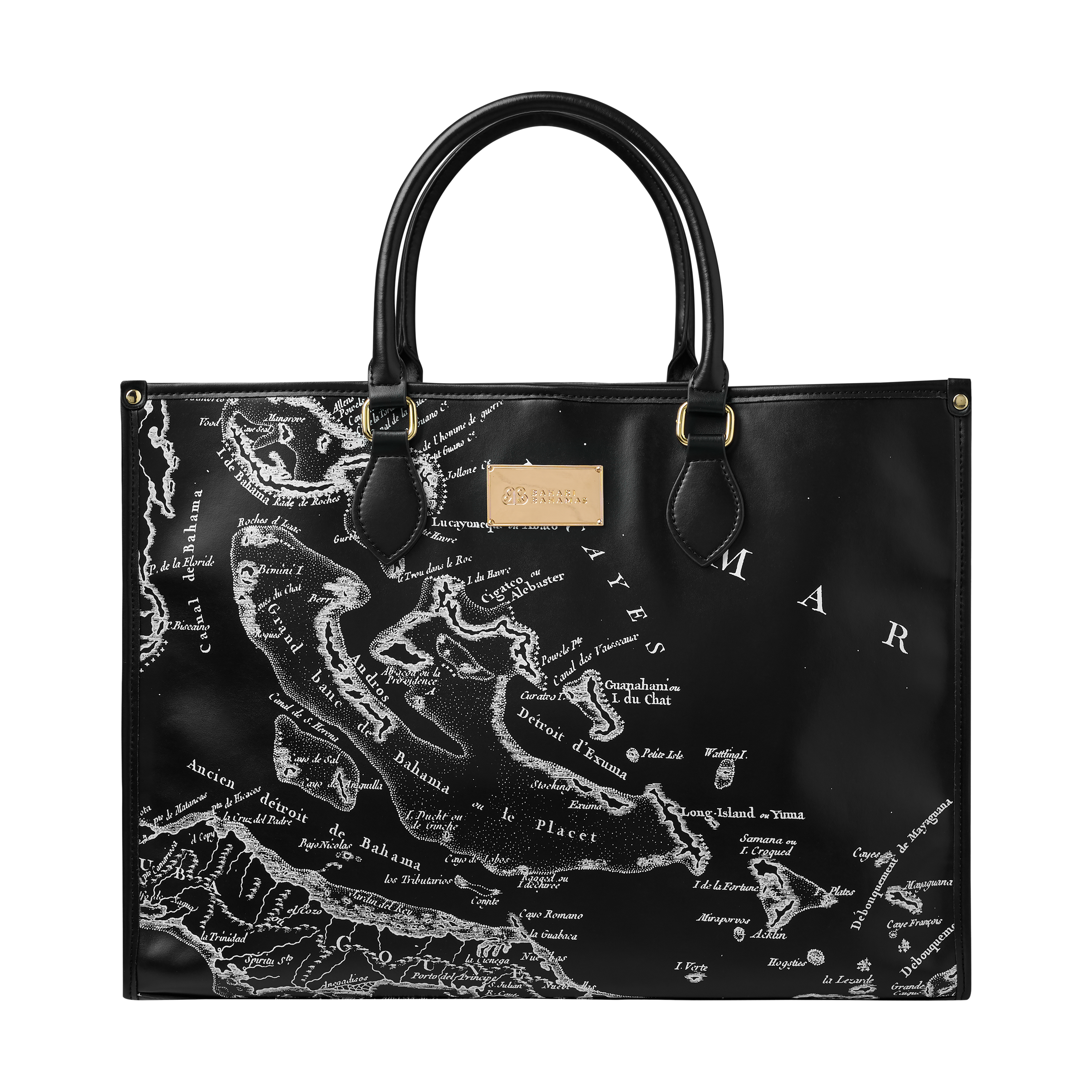 THE CARTE LUCAYOS TOTE-BLACK