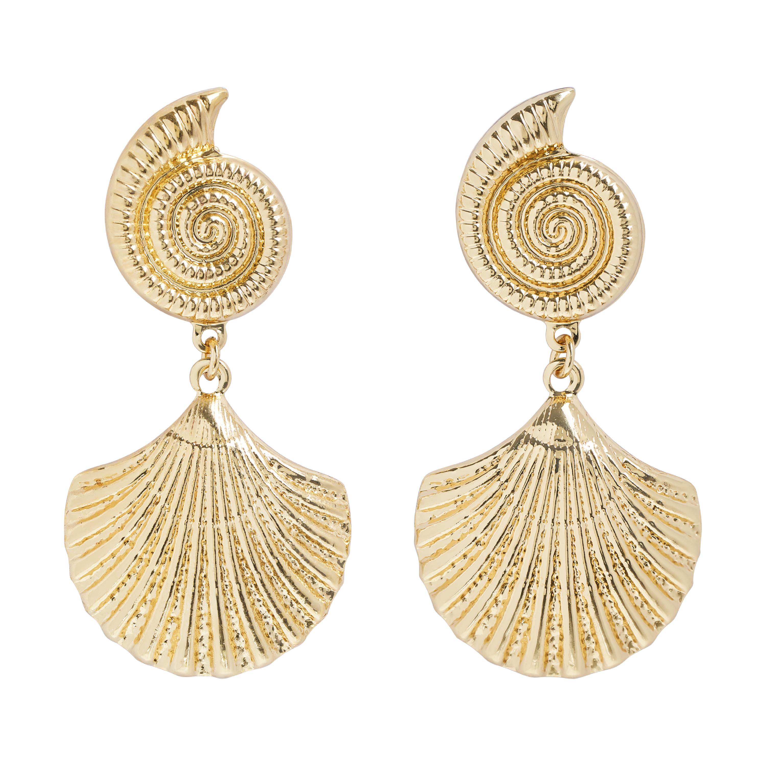 THE SHELLBOUND SPIRAL EARRINGS