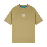 THE MEDALLION RAGLAN TEE-TAN