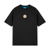 THE MEDALLION RAGLAN TEE-BLACK