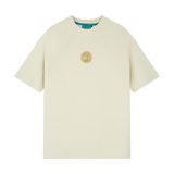 THE MEDALLION RAGLAN TEE-CREAM