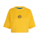 THE COTB MEDALLION CROP TOP-GOLD