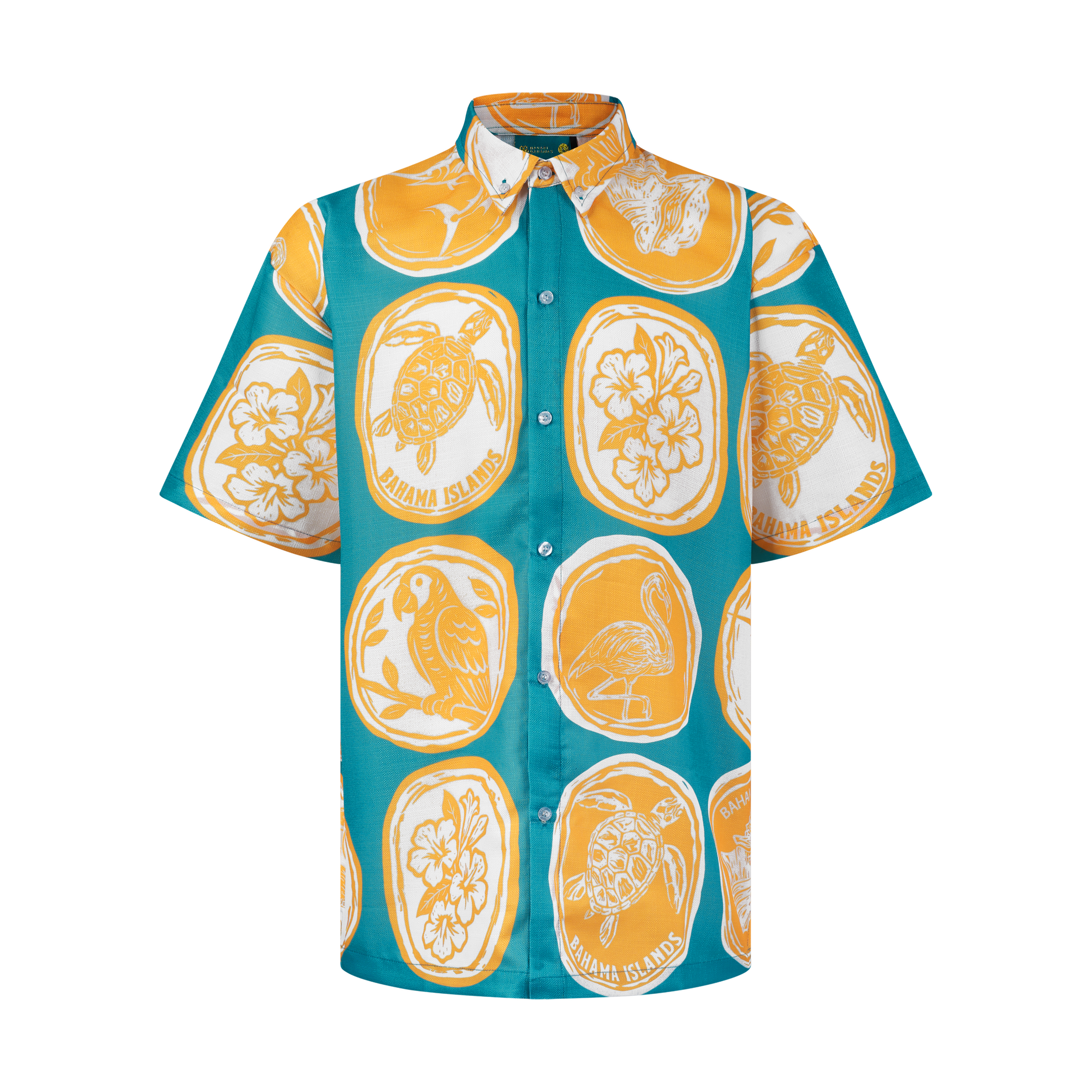 THE COMMERCIA BUTTON UP-AQUA