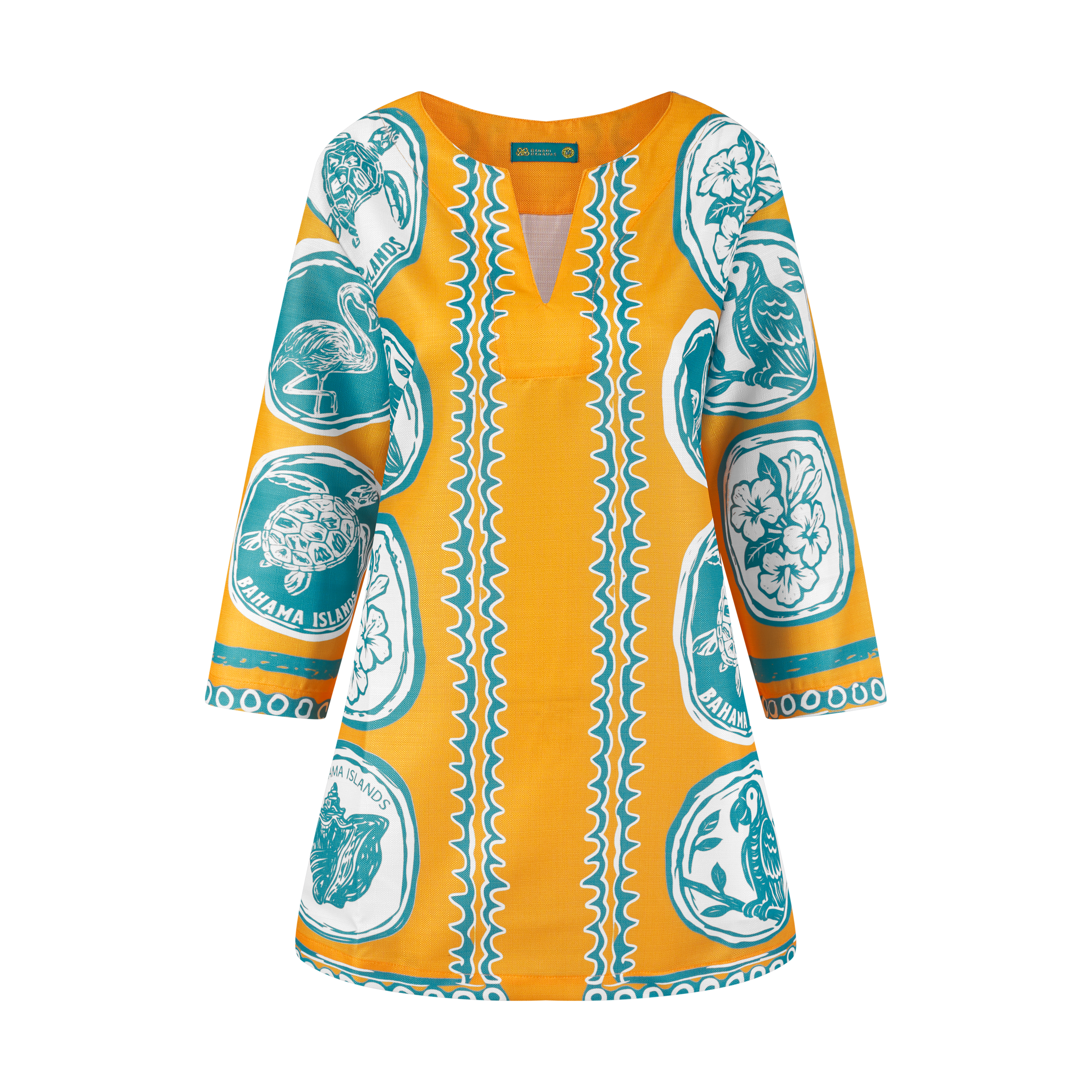 THE COMMERCIA TUNIC BLOUSE-GOLD