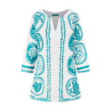 THE COMMERCIA TUNIC BLOUSE-WHITE