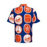 THE COMMERCIA BUTTON UP-NAVY RED