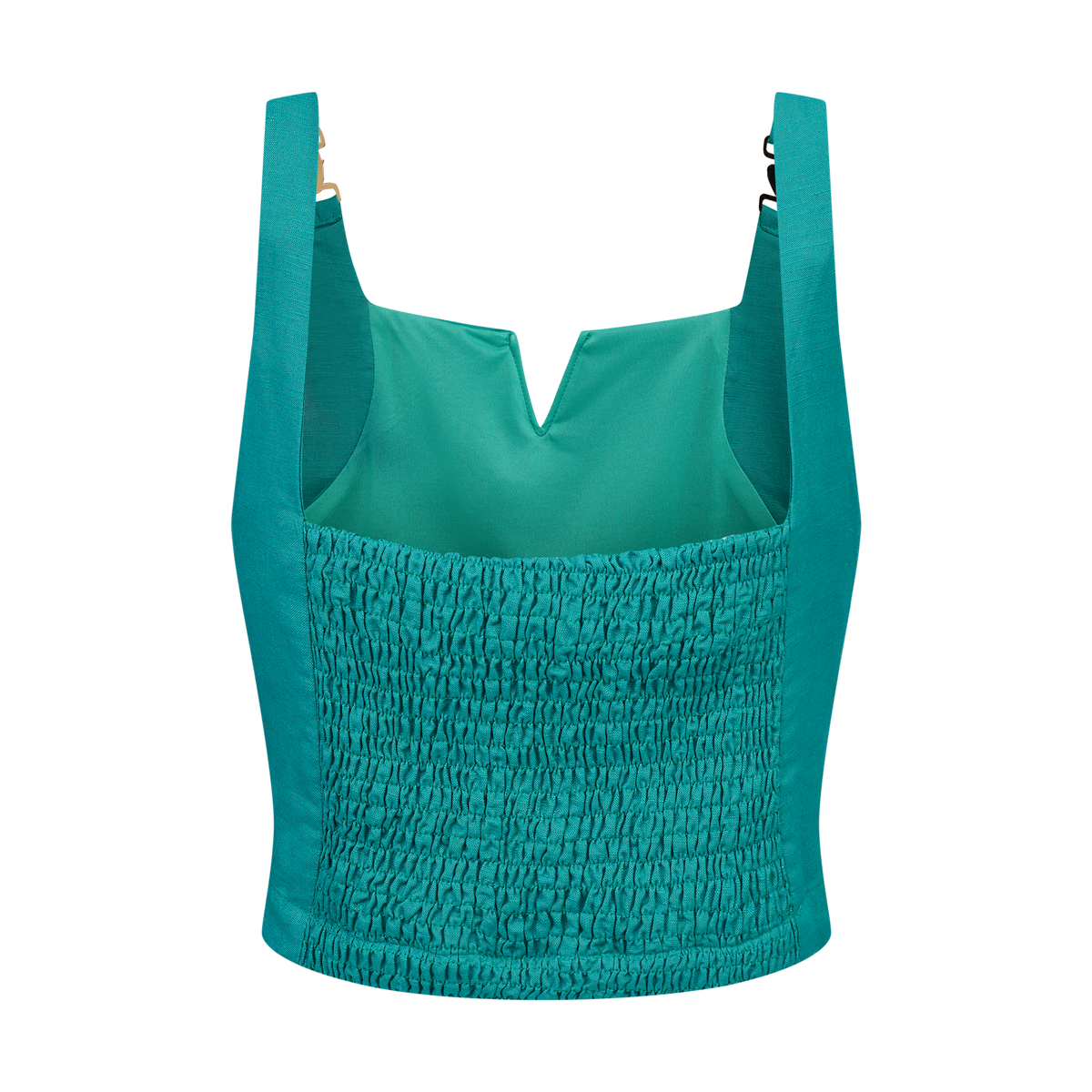 THE STROMBUS SMOCK TOP-JADE