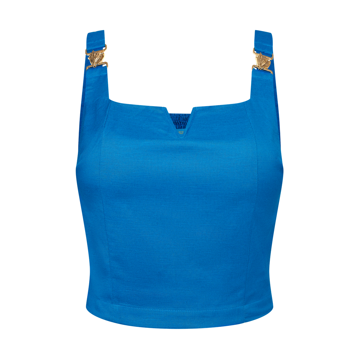THE STROMBUS SMOCK TOP-COBALT