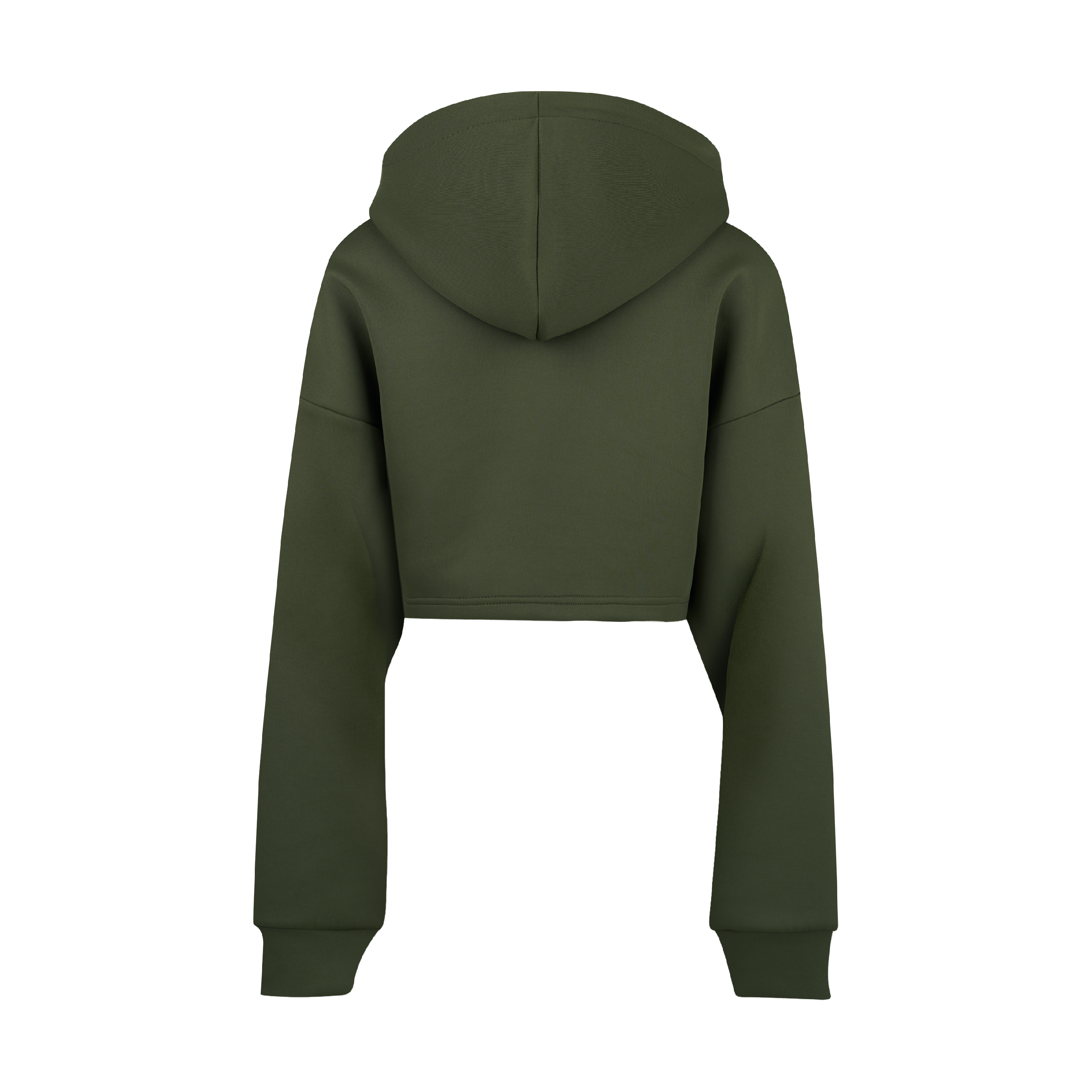 THE MEDALLION CROP PULLOVER-GREEN