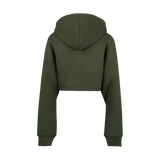 THE MEDALLION CROP PULLOVER-GREEN