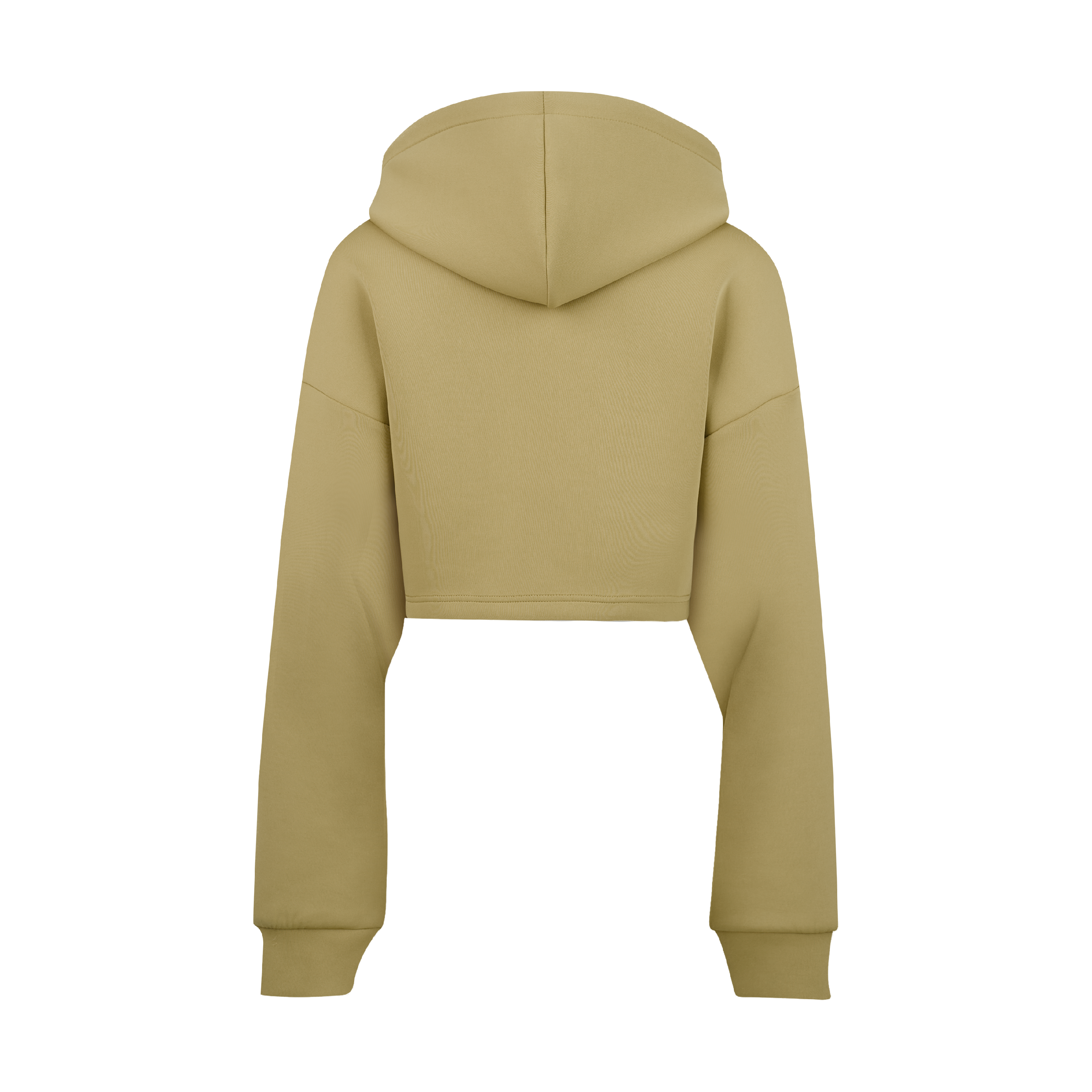 THE MEDALLION CROP PULLOVER-TAN