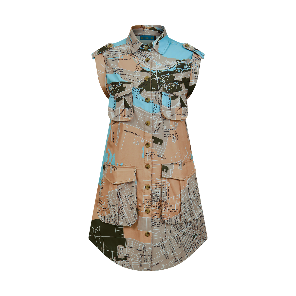 STREET SAFARI UTILITY DRESS
