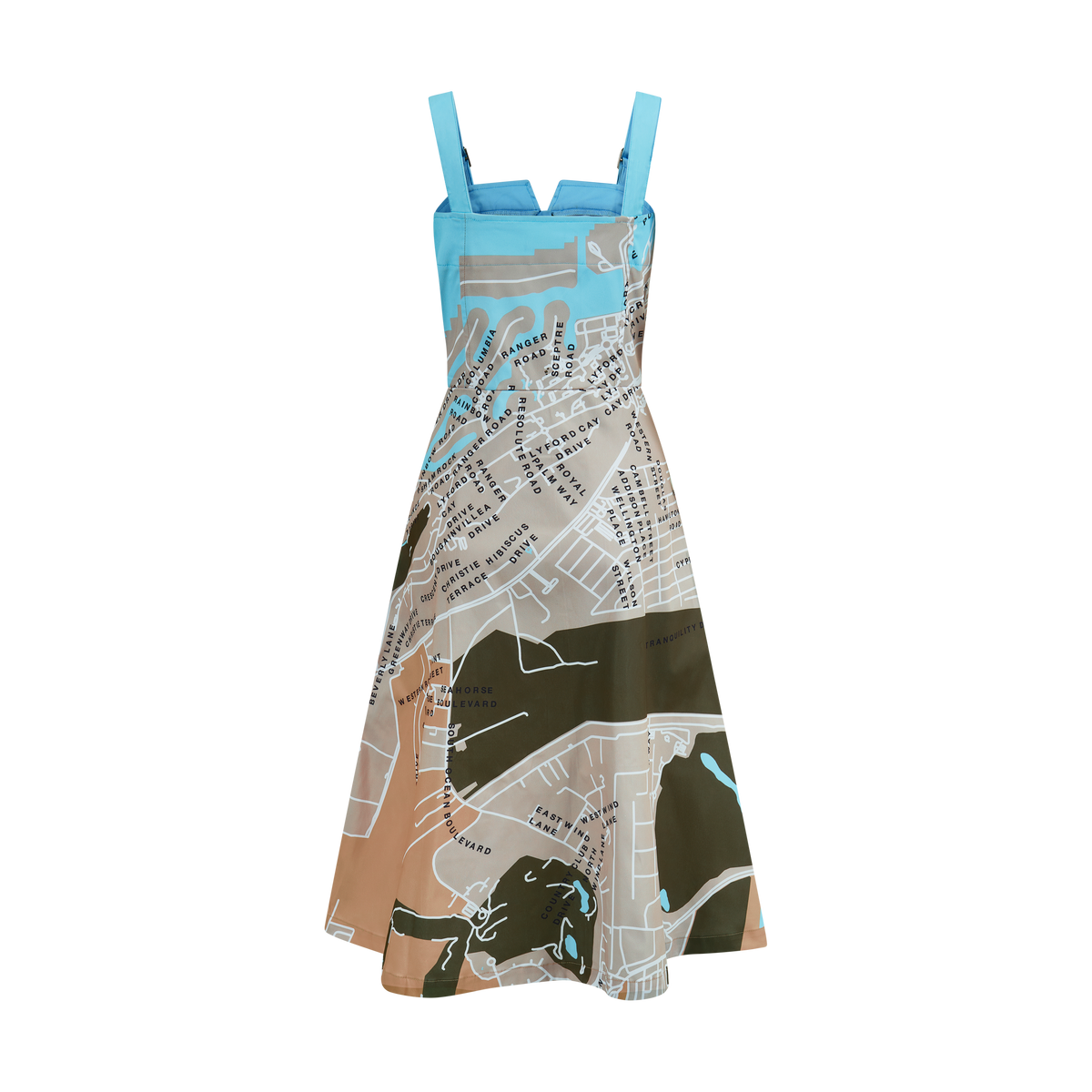 STREET SAFARI TRENCH MIDI DRESS