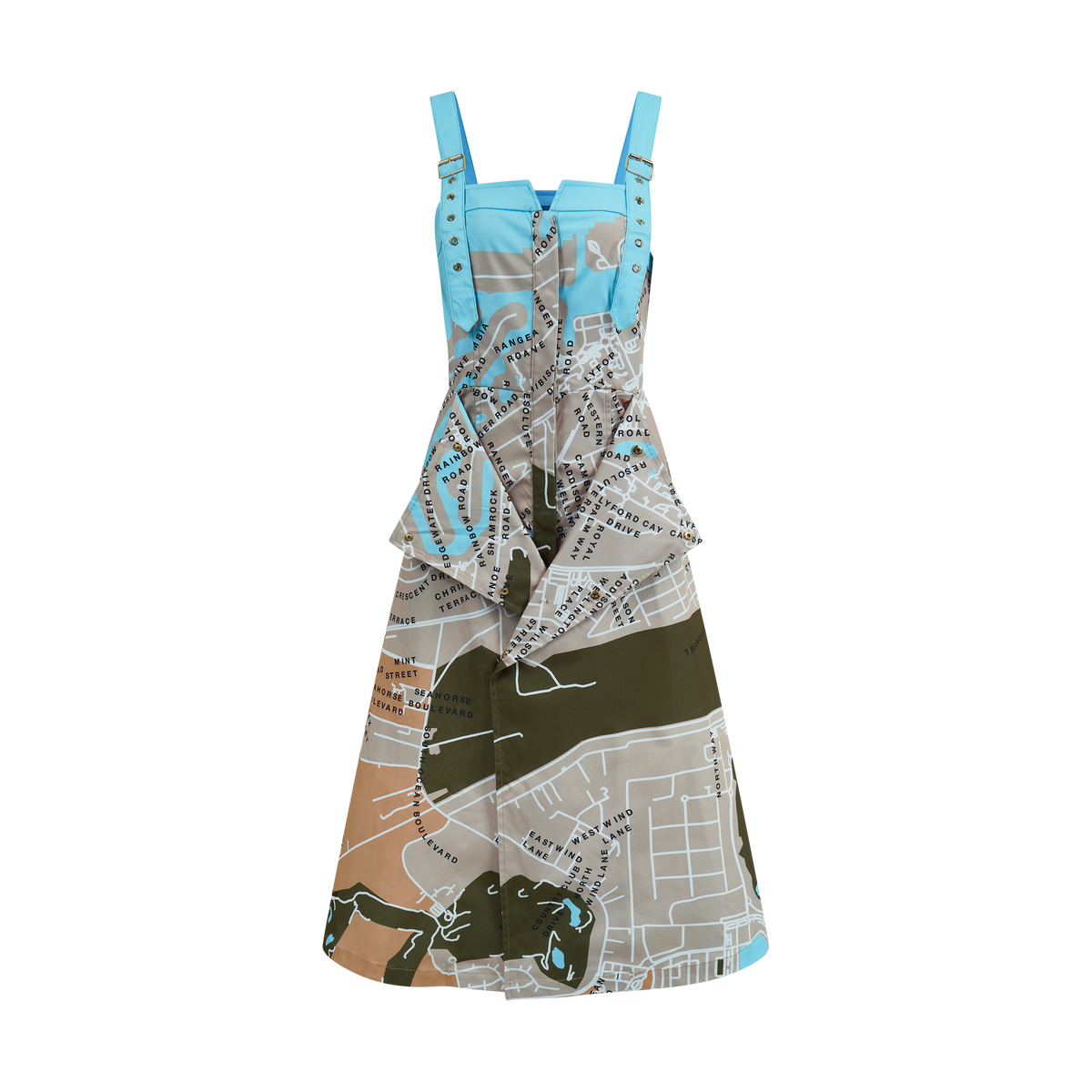 STREET SAFARI TRENCH MIDI DRESS