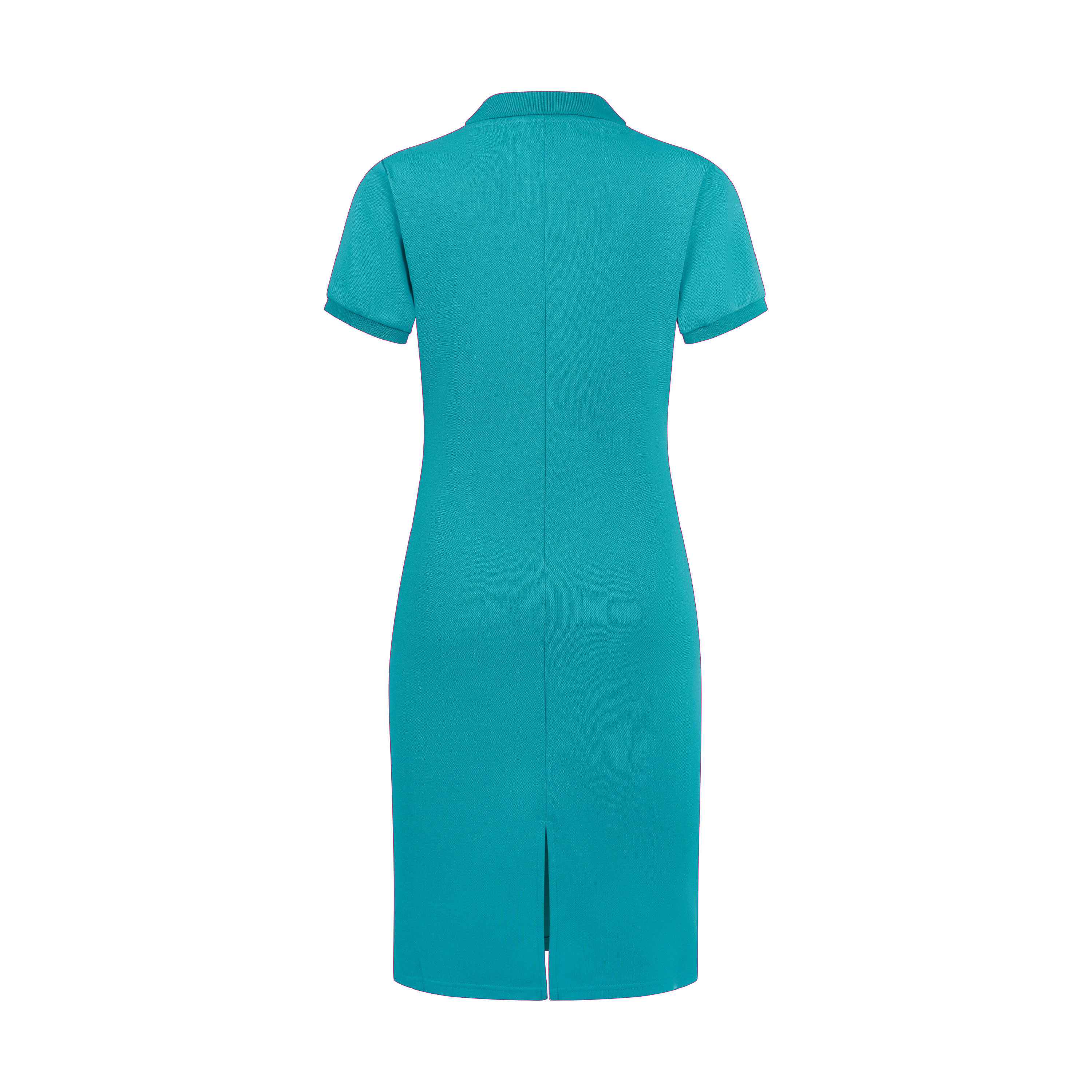 THE STAPLE MAXI POLO-AQUA