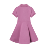 GIRLS STAPLE DRESS-MAUVE