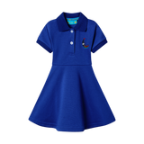 GIRLS STAPLE DRESS-ROYAL