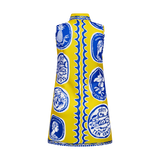 COMMERCIA MINI TUNIC DRESS-YELLOW ROYAL
