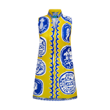COMMERCIA MINI TUNIC DRESS-YELLOW ROYAL